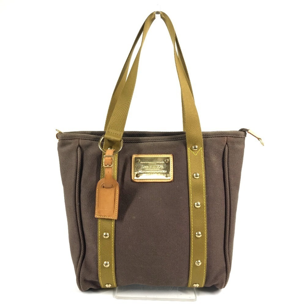 LOUIS VUITTON Authentic Brown Leather Shoulder Bag